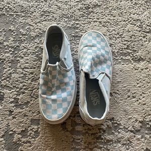 Blue Checkered Vans